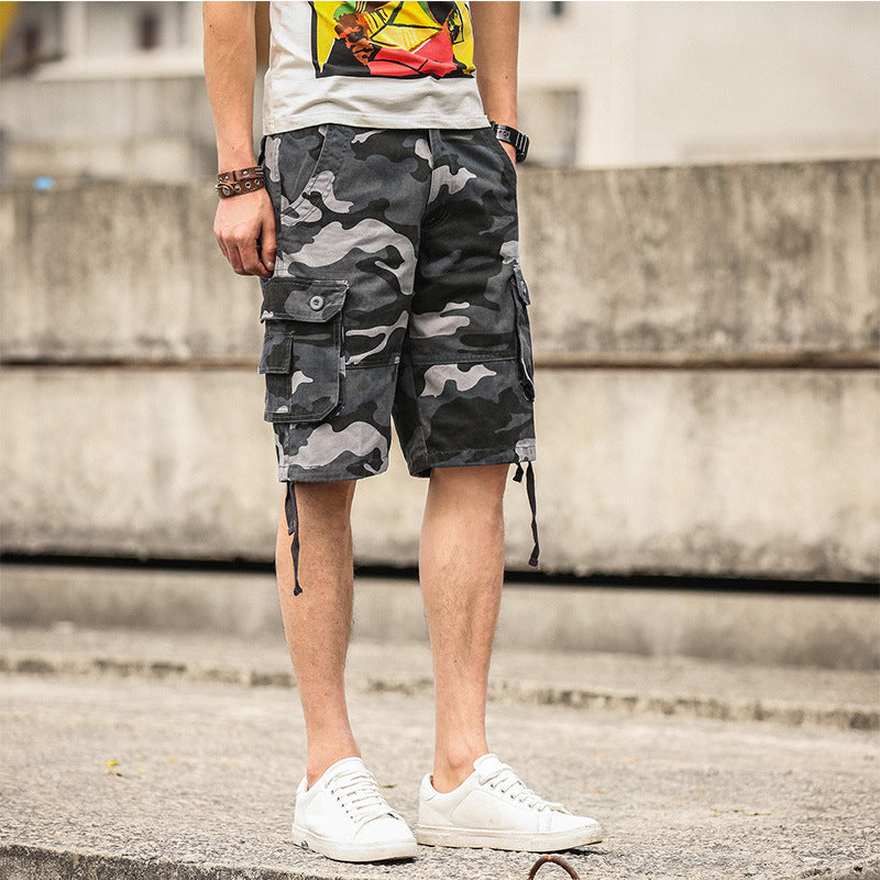 Shorts Summer Men Multi-Pocket Pants Shorts Men's Casual Loose Men's Pants - WAlMYe #