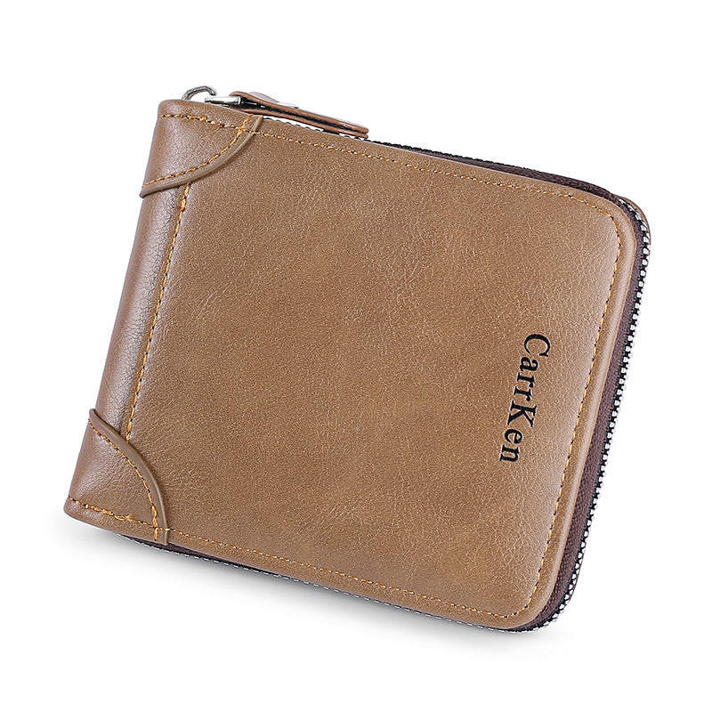 Retro Men's Horizontal Multifunctional Card Holder - WAlMYe #