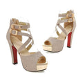 Belt buckle strap sandals - WAlMYe #