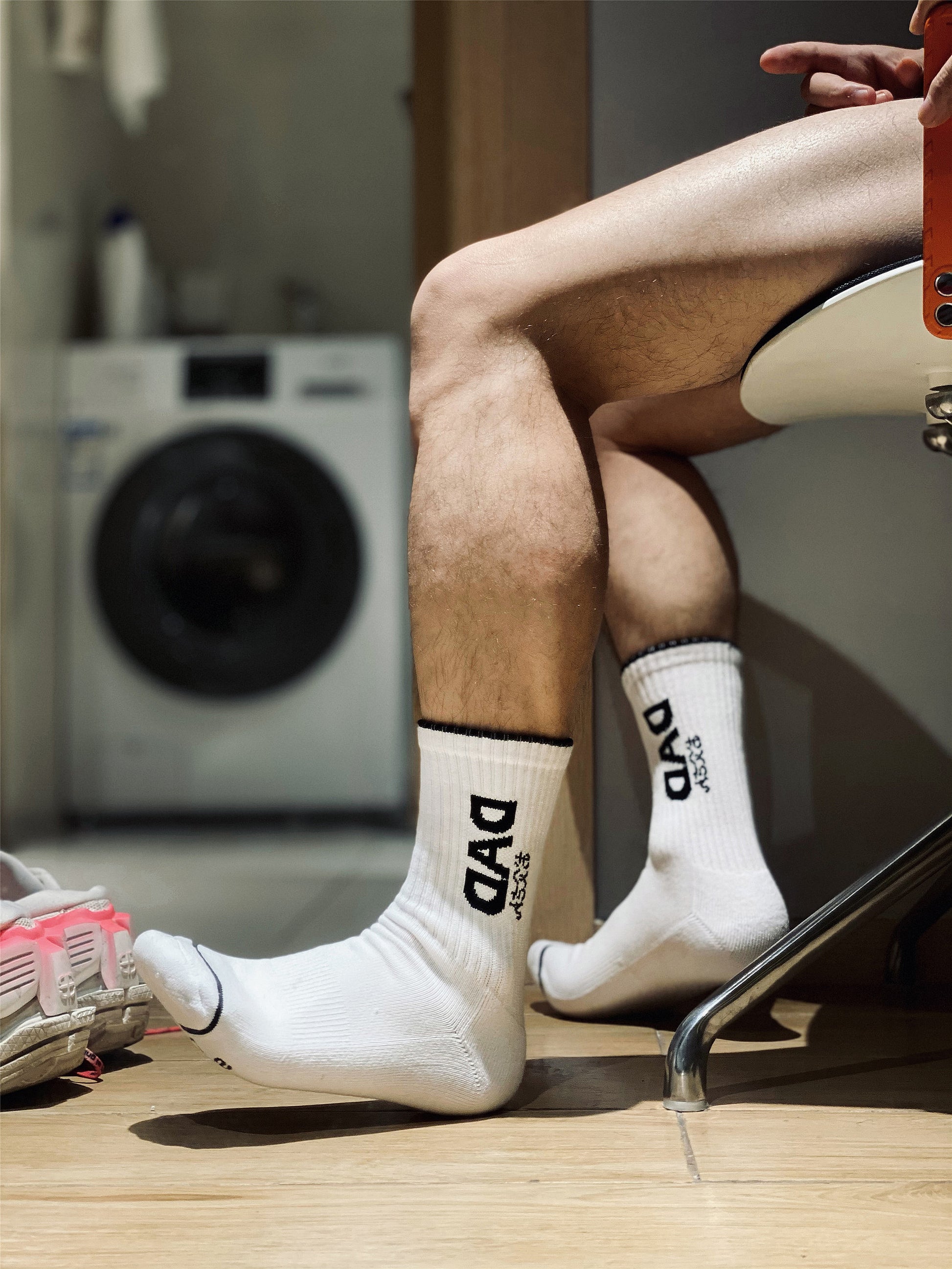 DAD letter personalized socks - WAlMYe #