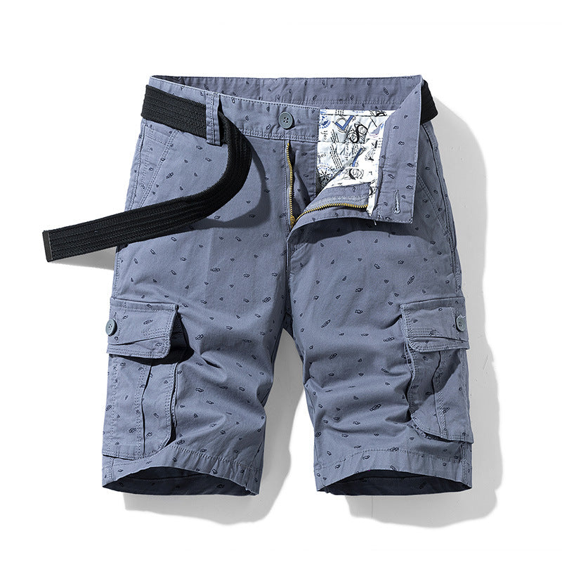New Men's Shorts Five-Point Pants Summer Loose Overalls - WAlMYe #