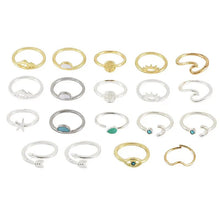 Load image into Gallery viewer, 19 pieces / set of women&#39;s rings - WAlMYe #
