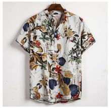 Load image into Gallery viewer, New Men&#39;s Hot-selling Floral Short Sleeve Shirt - WAlMYe #
