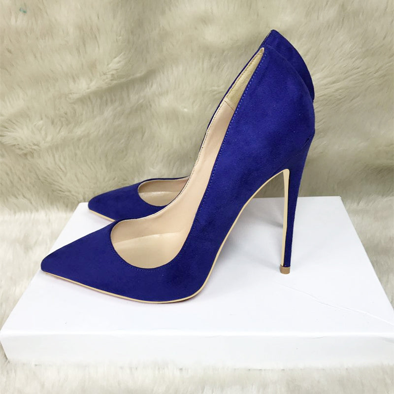 Suede stiletto heels - WAlMYe #