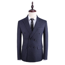 Load image into Gallery viewer, Men&#39;s striped suit
