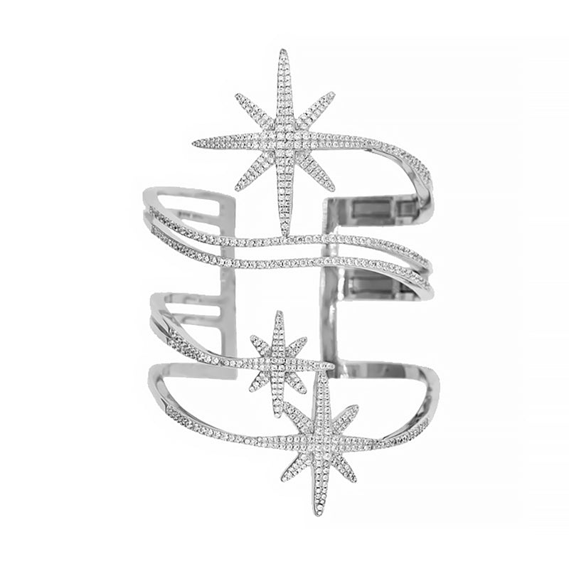 Zircon Pozi Star Bangle - WAlMYe #