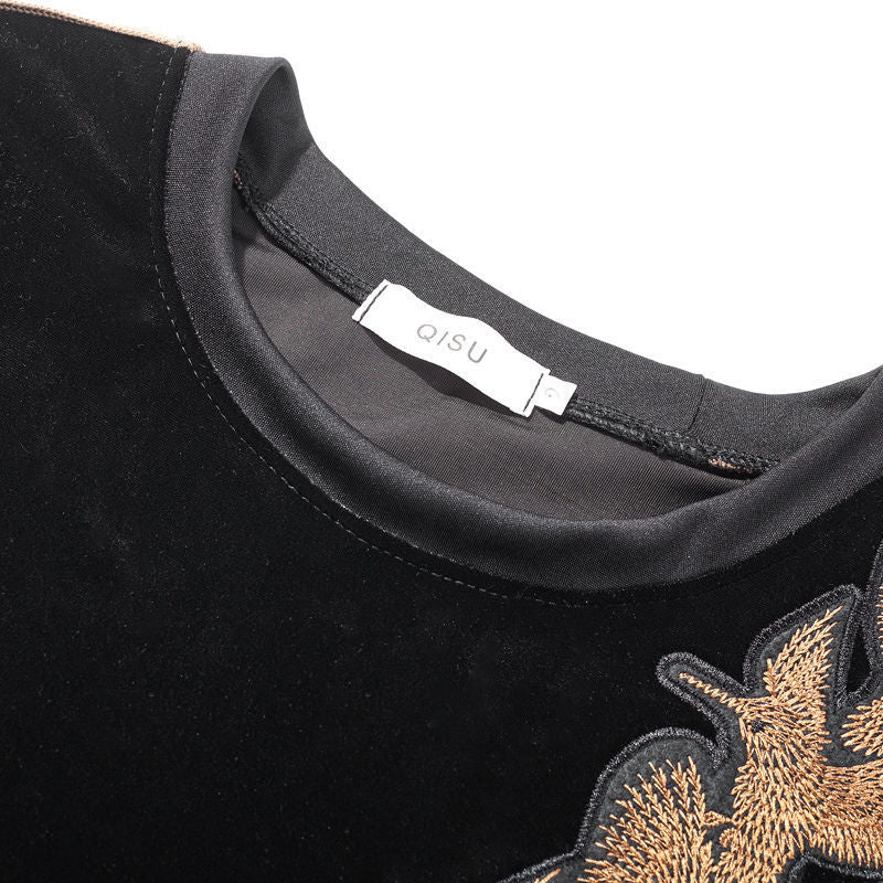 Men's personality embroidery sweater suit - WAlMYe #
