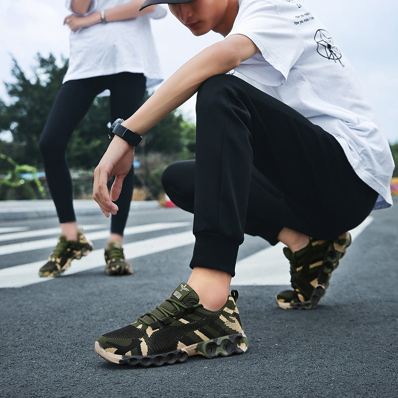Camouflage ultralight running shoes - WAlMYe #