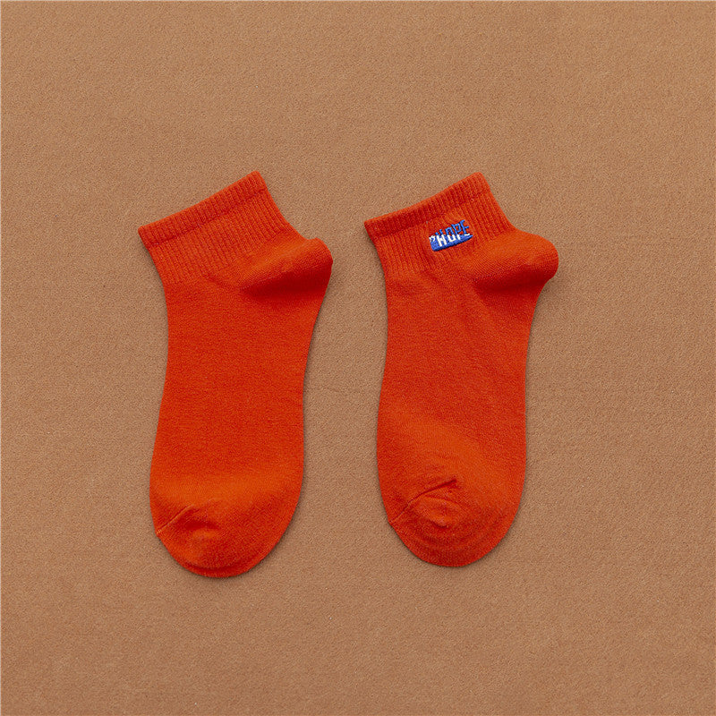Female candy color boat socks - WAlMYe #