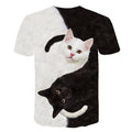 Fashion brand men's clown digital printing T-shirt short sleeve round neck bottoming shirt - WAlMYe #