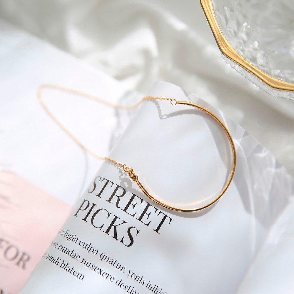 Golden Titanium Steel Bracelet - WAlMYe #