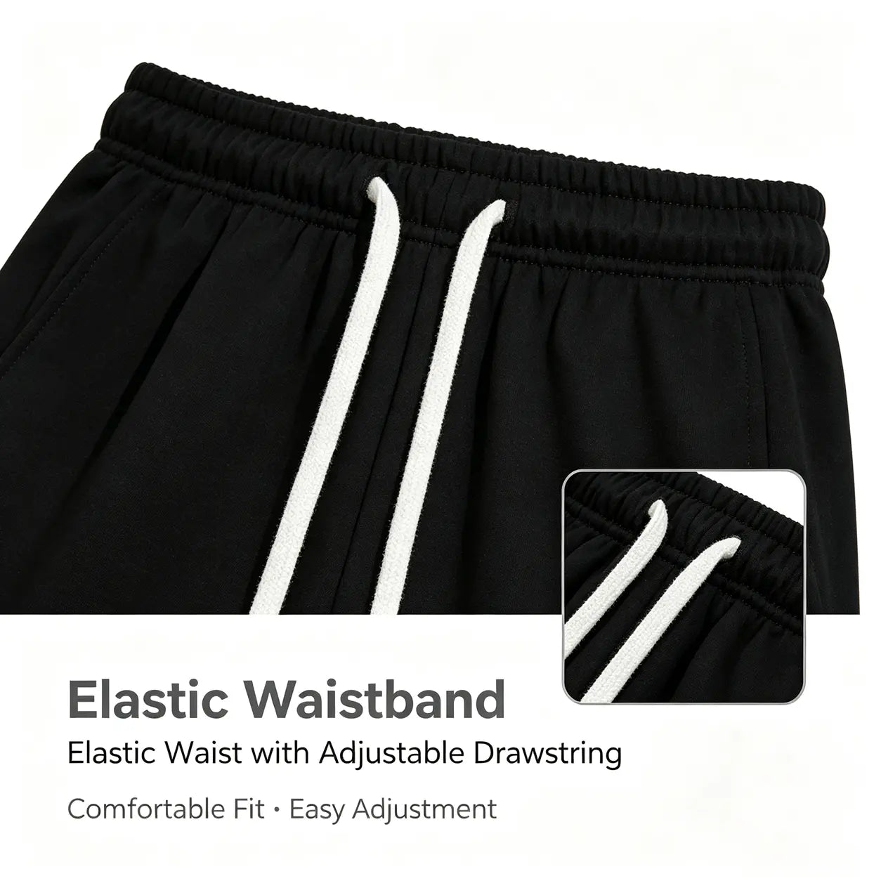Men’S All-Season Baggy Wide-Leg Athletic Pants - Sports Clothing with Deep Pockets, Soft Breathable Fabric, Machine Washable Mens Clothing for Street Style, Khaki Pants Clothes