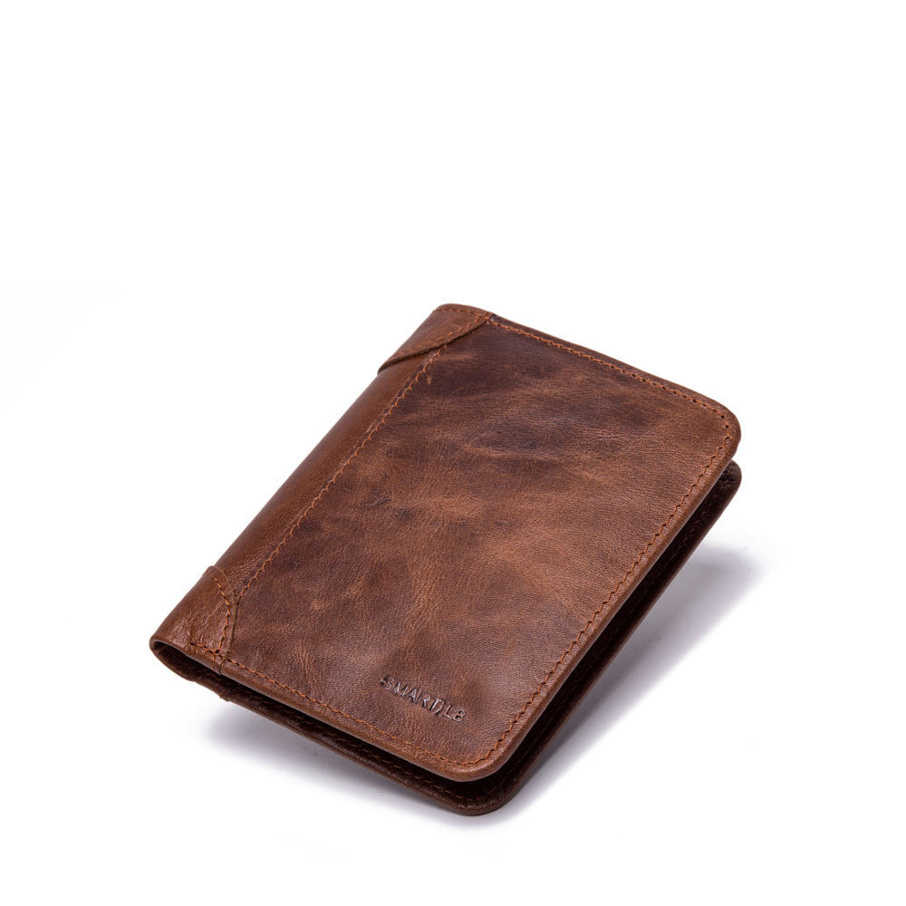 Men's Leather Multi-card Smart Anti-lost Wallet - WAlMYe #