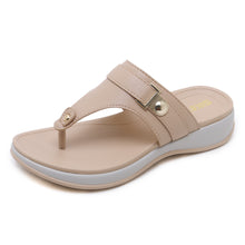 Load image into Gallery viewer, Lightweight and comfortable sandals with wedge buckle
