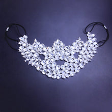 Load image into Gallery viewer, Explosive Halloween Rhinestone Mask INS Blogger With The Same Crystal Mask
