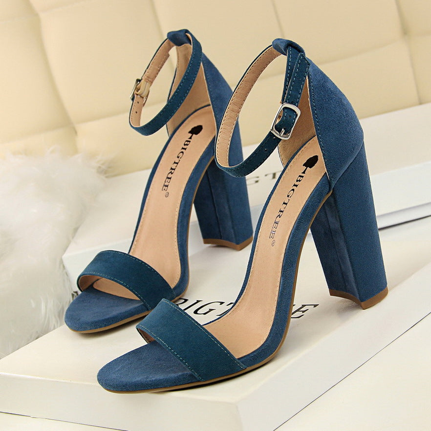 Thick heel high heel sexy nightclub sandals - WAlMYe #