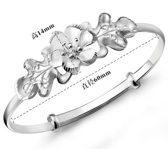 Sweet Bauhinia Adjustable Bracelet Woman Flower Vera Bracelet - WAlMYe #