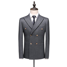 Load image into Gallery viewer, Fashion Simple Men&#39;s Double Breasted Suit
