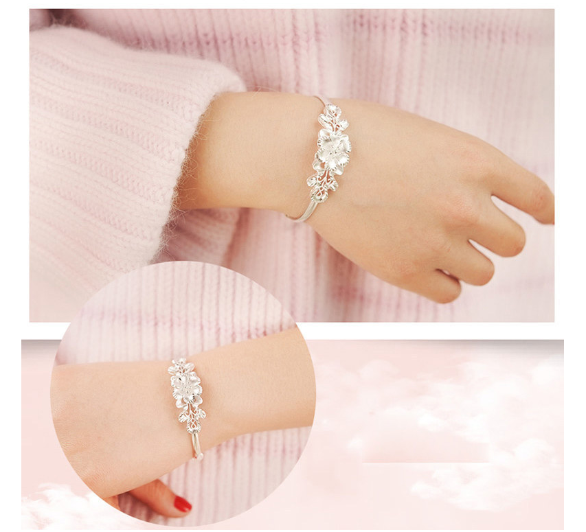 Sweet Bauhinia Adjustable Bracelet Woman Flower Vera Bracelet - WAlMYe #
