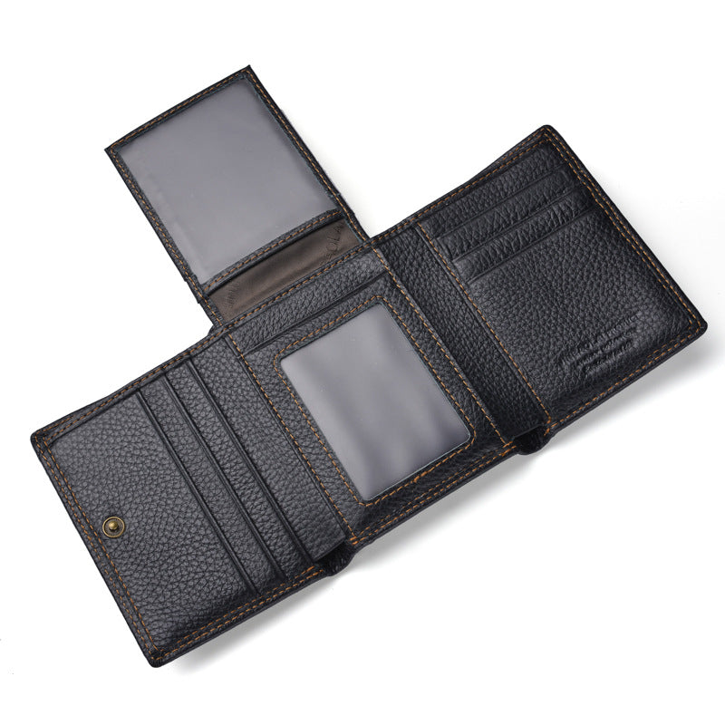 Men Fashion Leather Shield Anti Theft Wallet - WAlMYe #