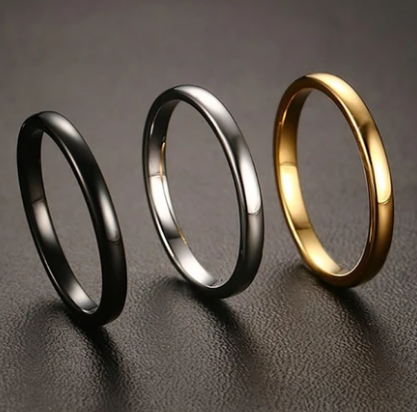 Plain Tungsten Steel Ring - WAlMYe #
