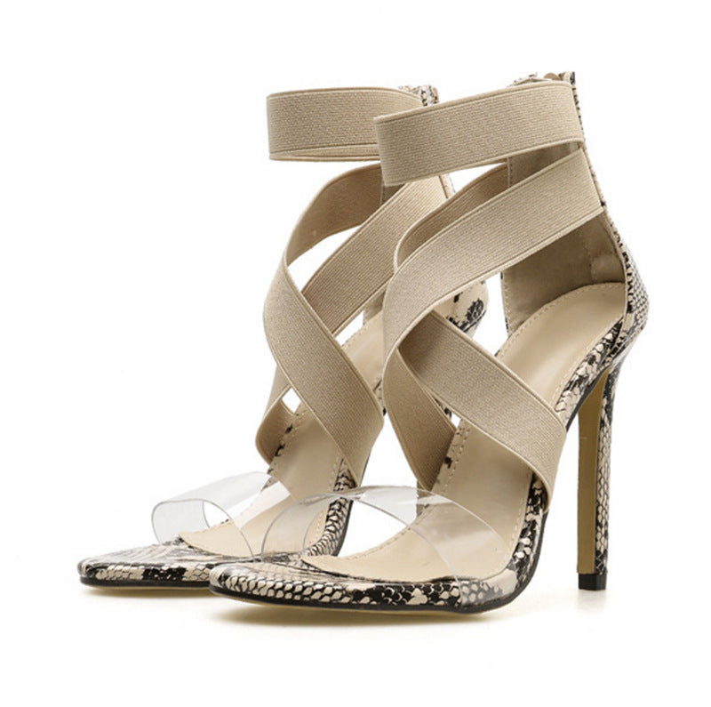 Snakeskin high heels - WAlMYe #