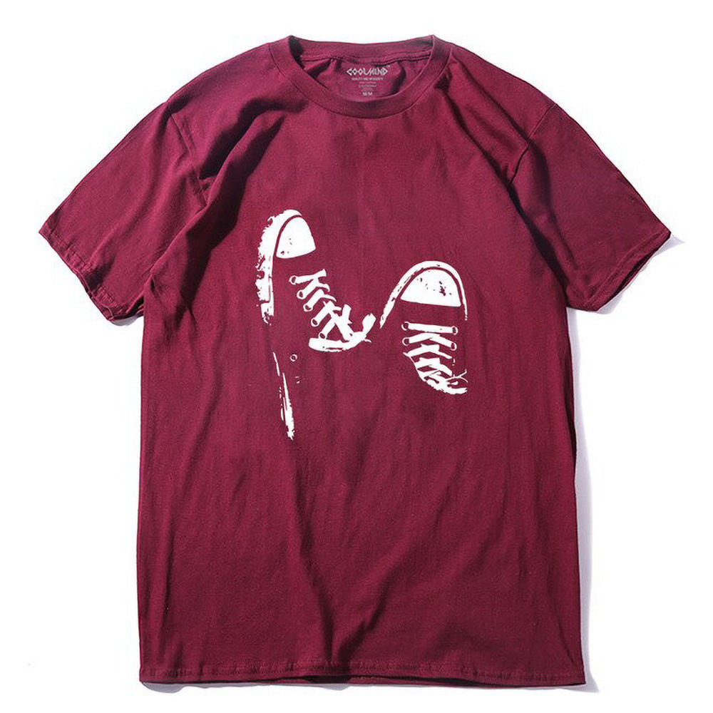 Casual short-sleeved skate T-shirt - WAlMYe #