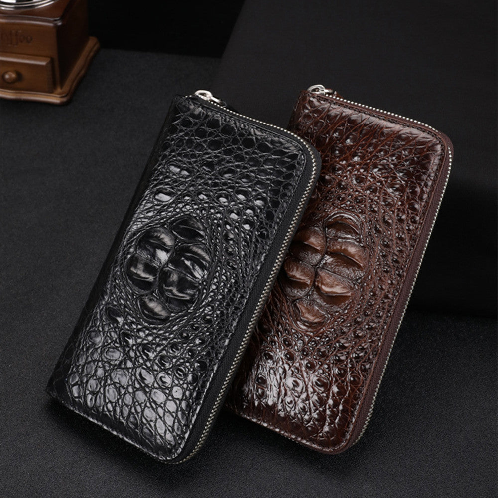 Wallet Men's Leather Hand Hold Small Long - WAlMYe #