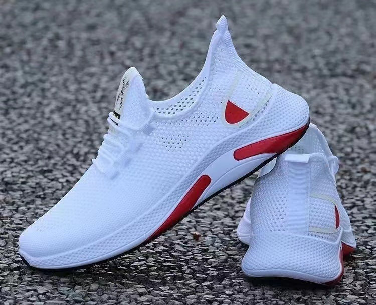 Breathable Fashion All-match Sneakers Lightweight Deodorant Soft Bottom Student Running Shoes - WAlMYe #