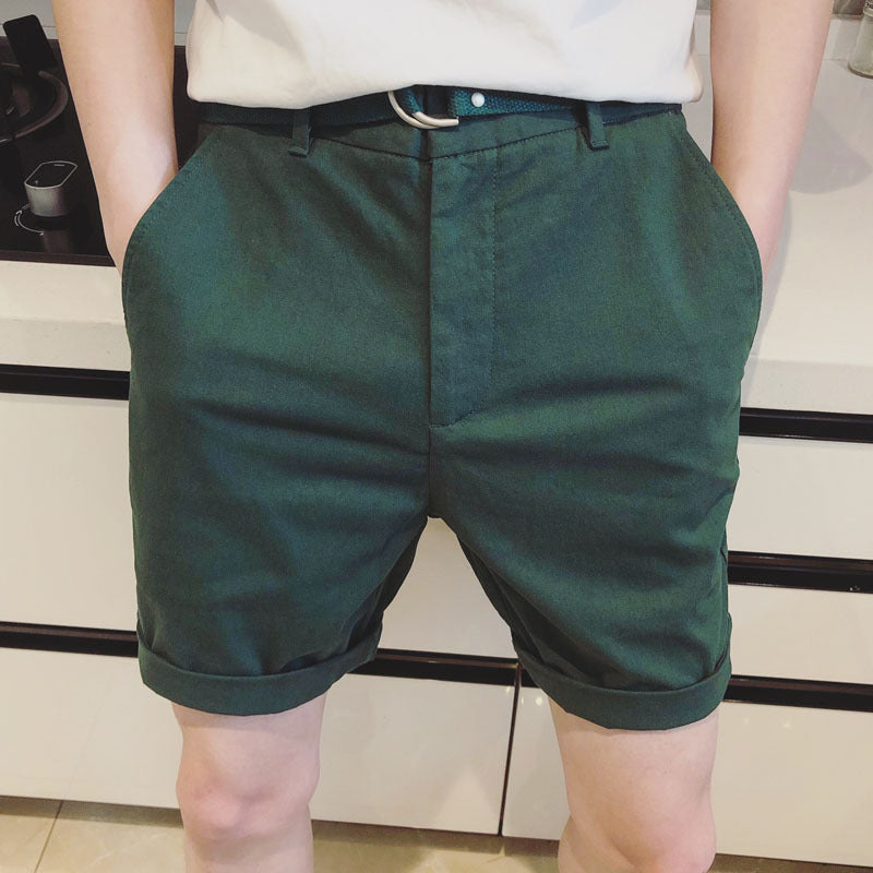 Trendy Fashion Suit Shorts Men's All-Match Five-Point Pants - WAlMYe #