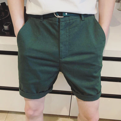 Trendy Fashion Suit Shorts Men's All-Match Five-Point Pants - WAlMYe #