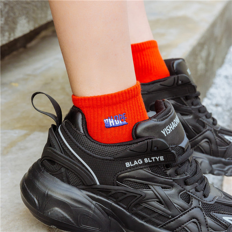 Female candy color boat socks - WAlMYe #