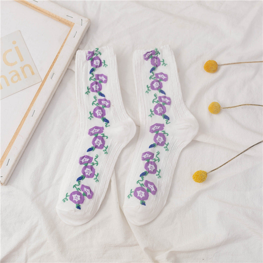 Thin Lolita twist medium sock - WAlMYe #