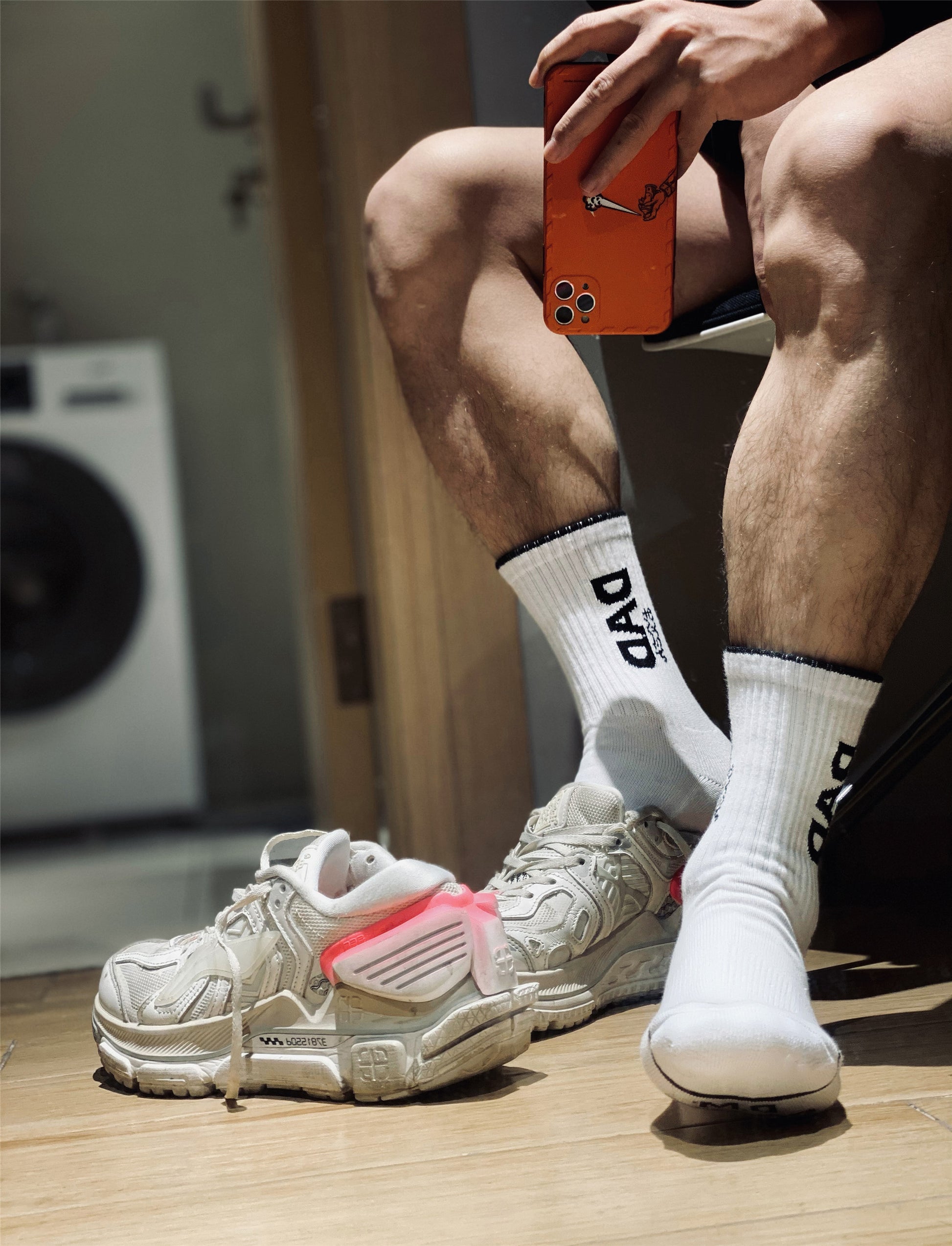 DAD letter personalized socks - WAlMYe #