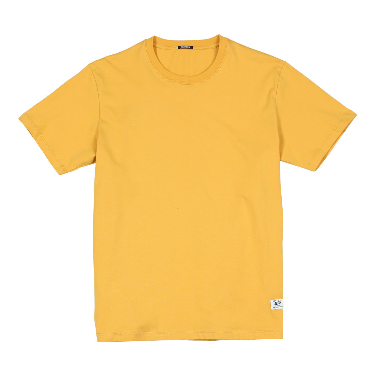 Pure Cotton Simple Multi-color Optional Home Solid Color Round Neck Short-sleeved T-shirt All-match - WAlMYe #