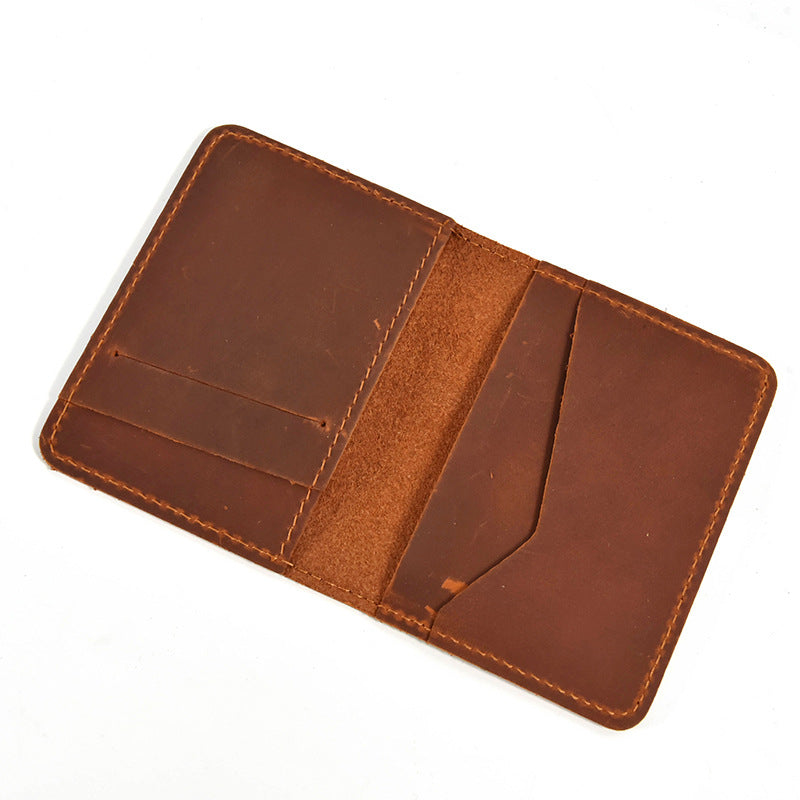 Men's Fashion Retro Leather Wallet Vertical - WAlMYe #