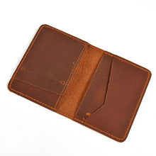 Load image into Gallery viewer, Men&#39;s Fashion Retro Leather Wallet Vertical
