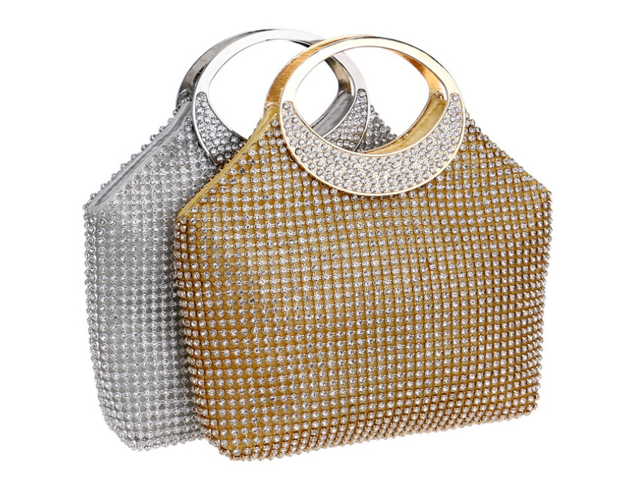 Women's Rhinestone Clutch – Evening Banquet