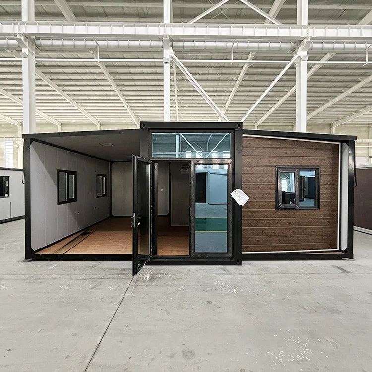 Double wing container houses 20FT/40FT Expandable Container House foldable container house - WAlMYe #