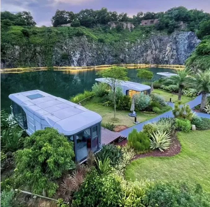 Prefabricated Buildings Modular Steel Structure House Capsule Hotel - WAlMYe #