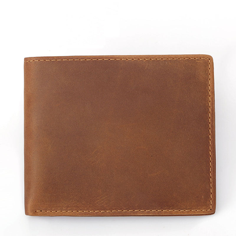 Men's Wallet Made Of Crazy Horse Leather - WAlMYe #