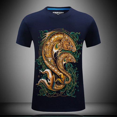 3D printed short sleeve men's T-shirt - WAlMYe #