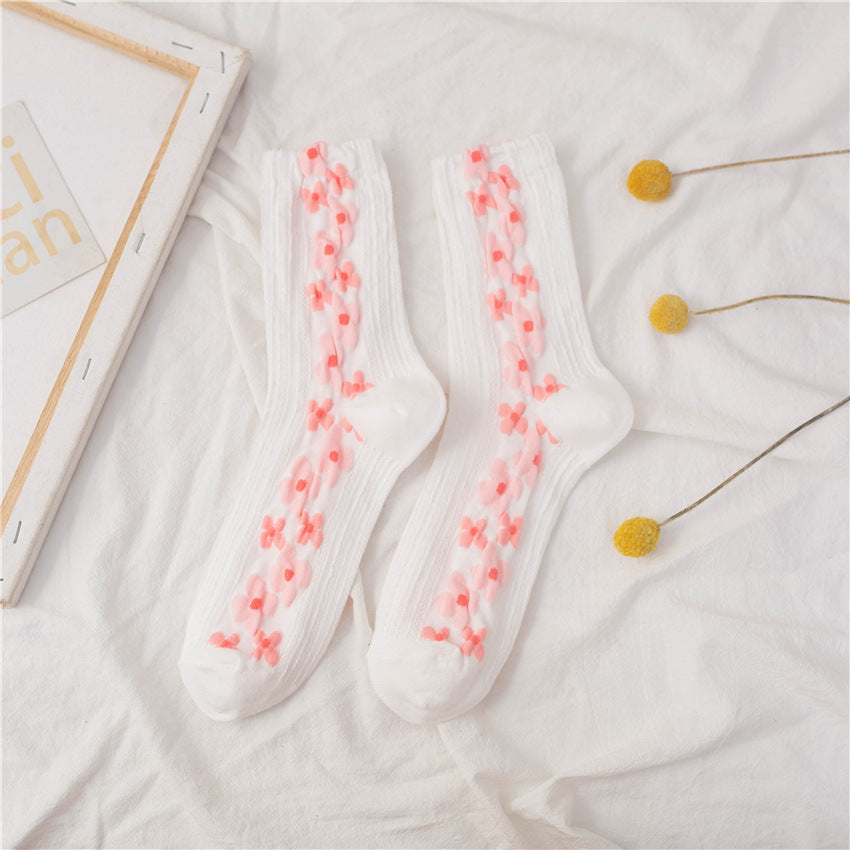 Thin Lolita twist medium sock - WAlMYe #