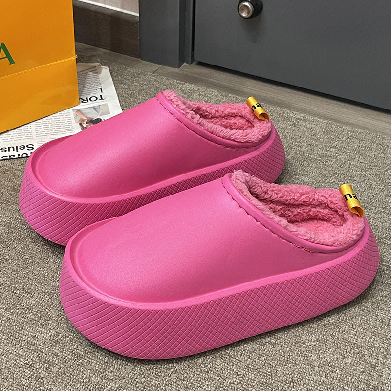 Cotton Slippers Female Winter Home Outside Wear - WAlMYe #