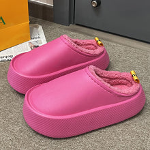 Load image into Gallery viewer, Cotton Slippers Female Winter Home Outside Wear
