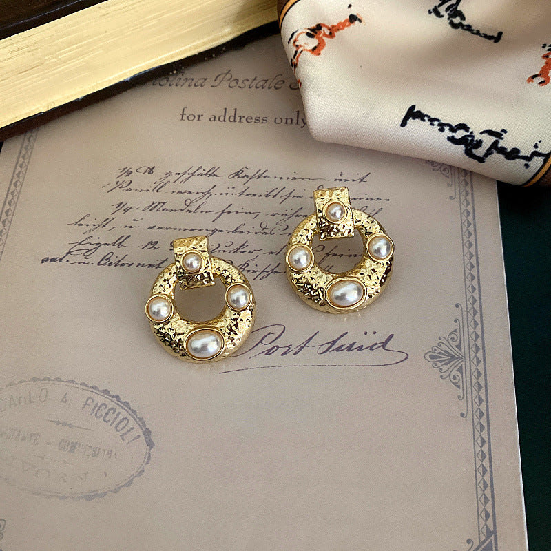 Retro exaggerated geometric earrings - WAlMYe #