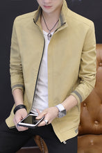 Load image into Gallery viewer, Men&#39;s Jacket Casual Slim Youth Jacket Washed Cotton Korean Jacket
