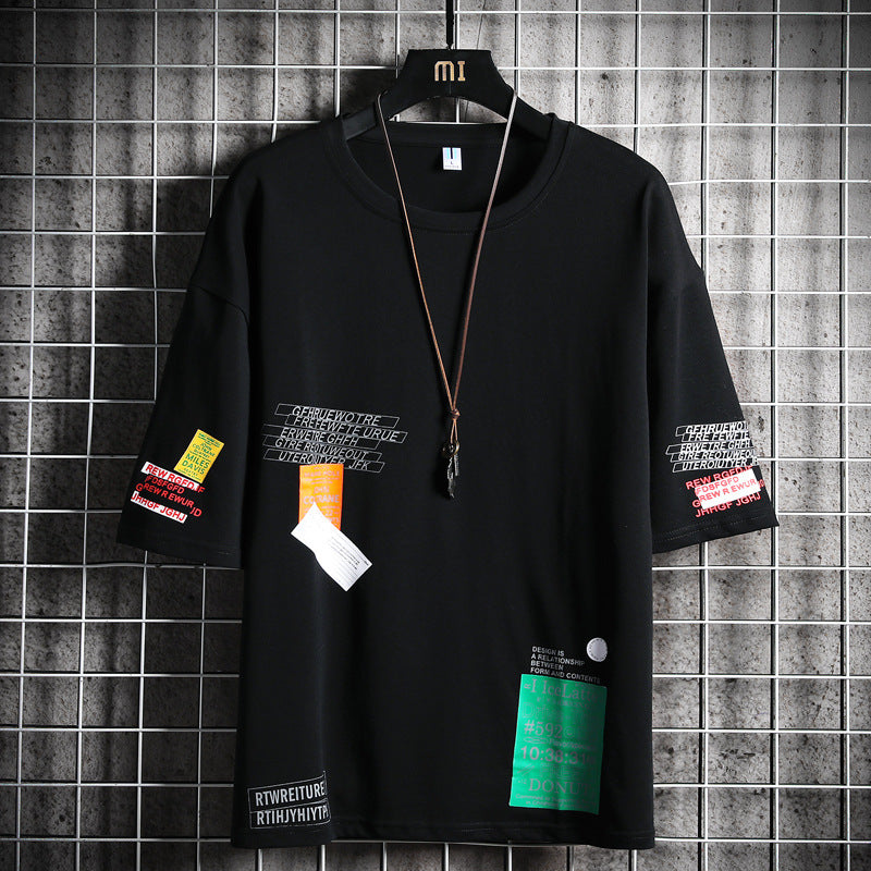 Fashion Loose Student Hip Hop Shoulder Sleeves - WAlMYe #