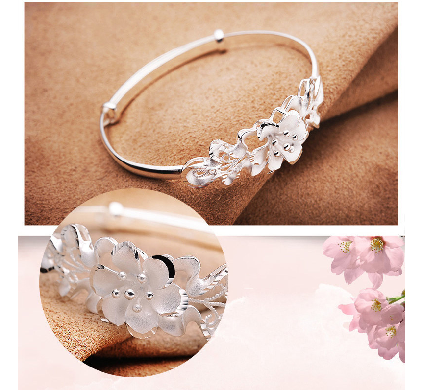 Sweet Bauhinia Adjustable Bracelet Woman Flower Vera Bracelet - WAlMYe #