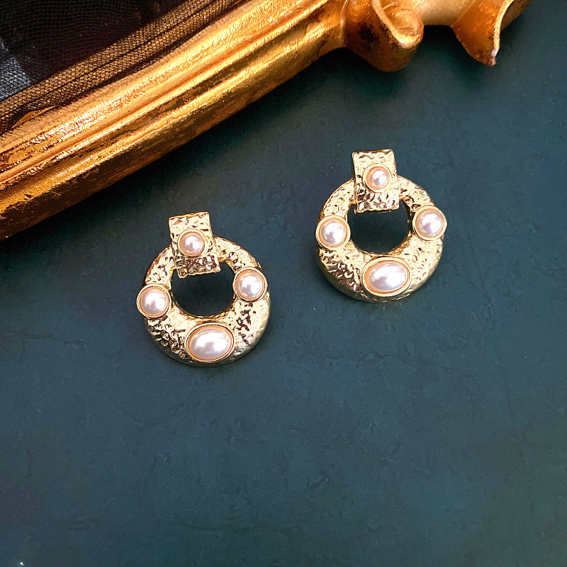 Retro exaggerated geometric earrings - WAlMYe #
